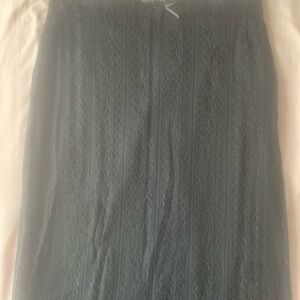 Ardene Black Lace Midi Skirt